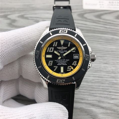 breitling 150s|Black Diver Pro Rubber Strap .